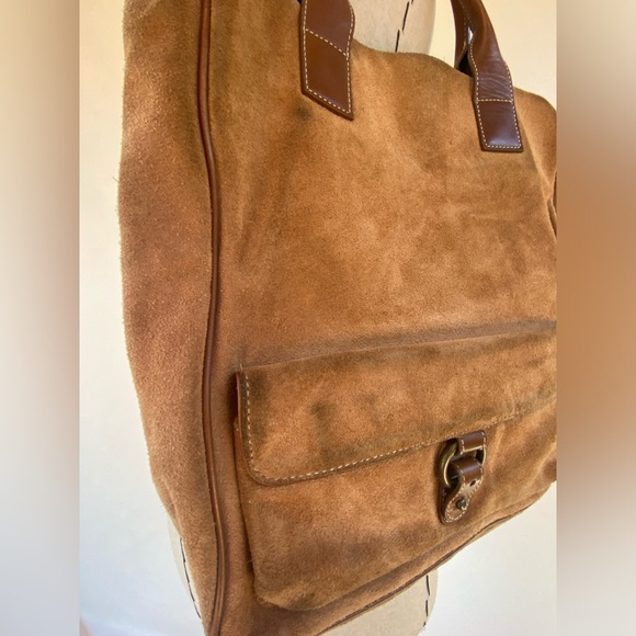 Suede tote JCrew - Picture 2 of 8